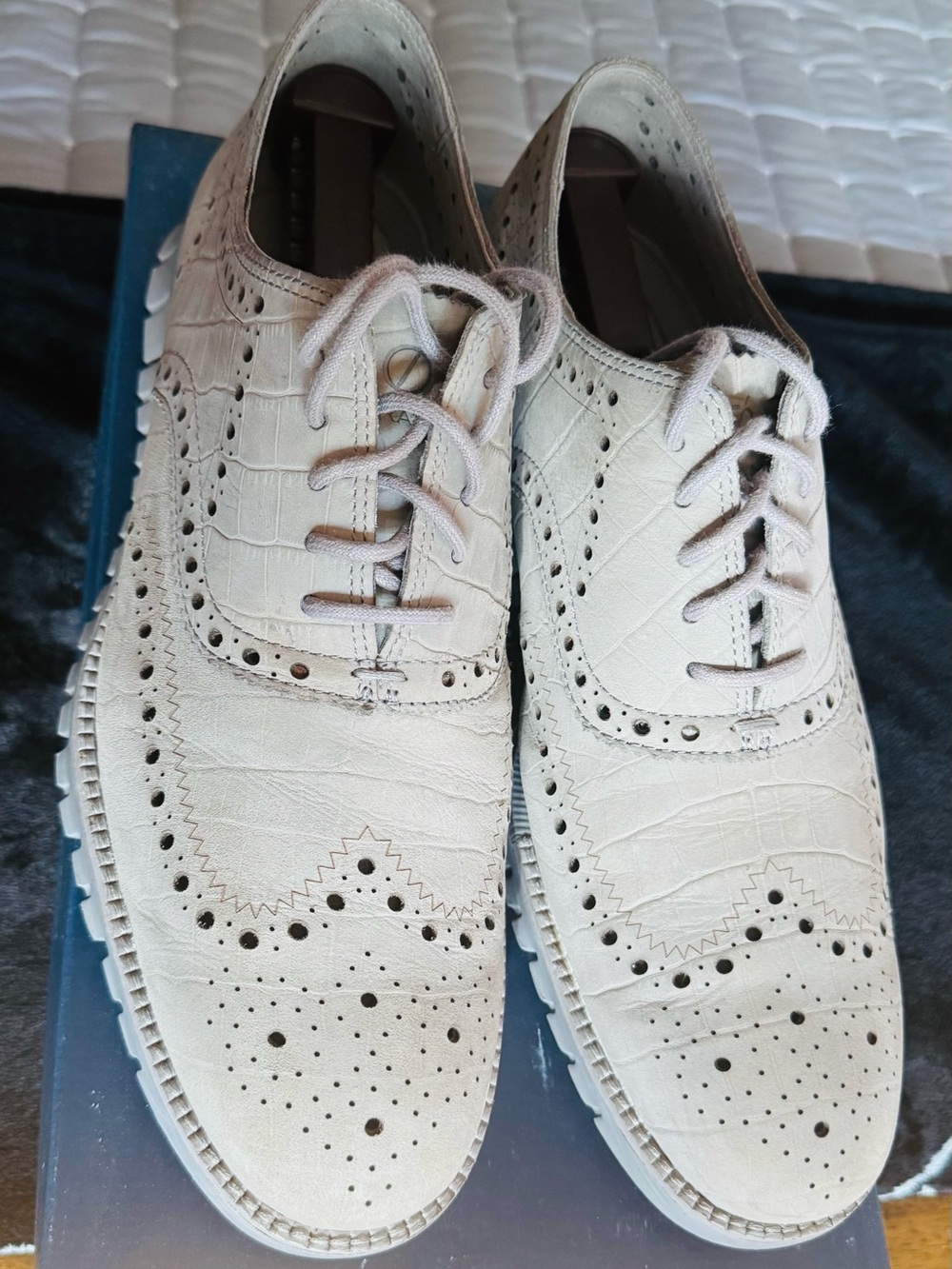 Cole Haan Men's ZeroGrand Wingtip Oxford, IRNSTN CRC EMB 10M